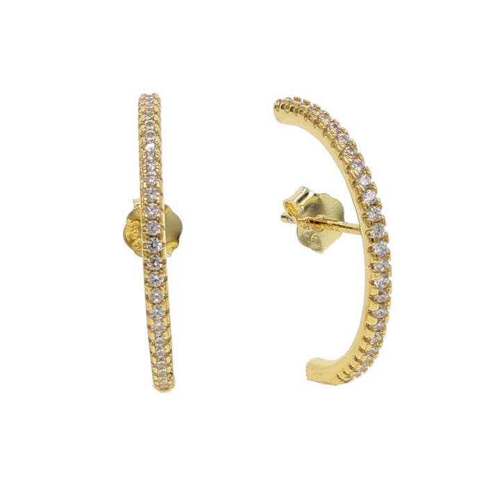SPARKLE BAR STUD EARRING